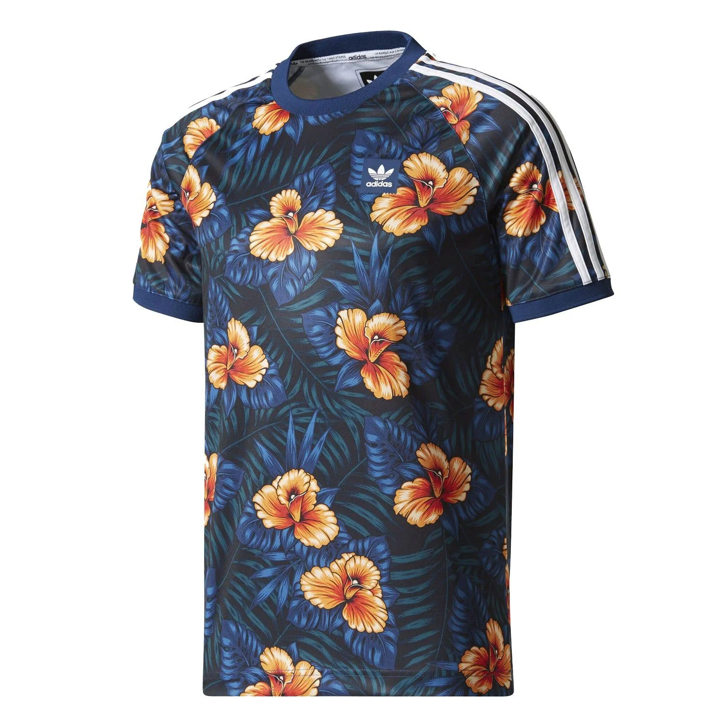 adidas Originals Sweet Leaf Floral Jersey - Blue
