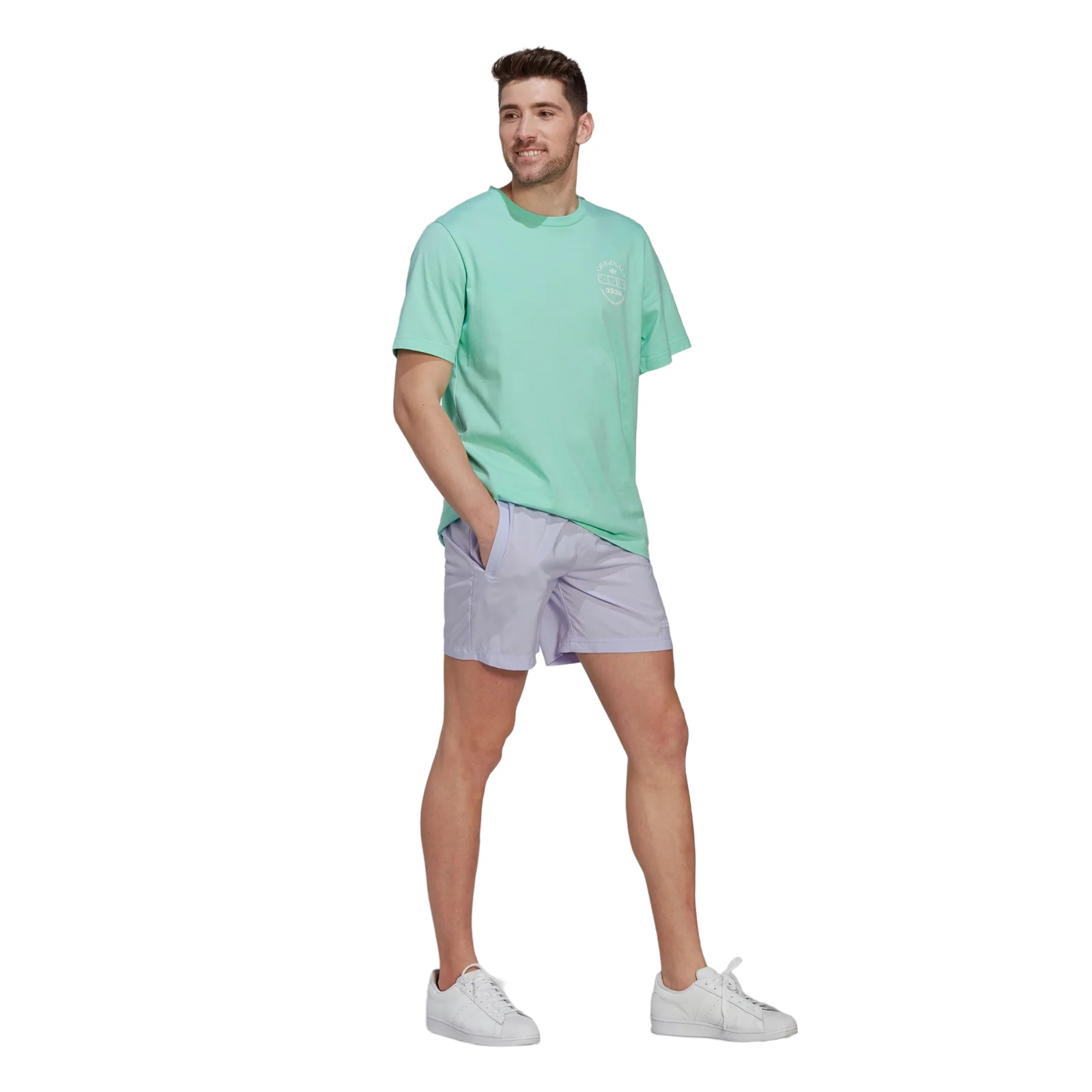 adidas Originals Swim Shorts - Violet Tone Purple - Image 6