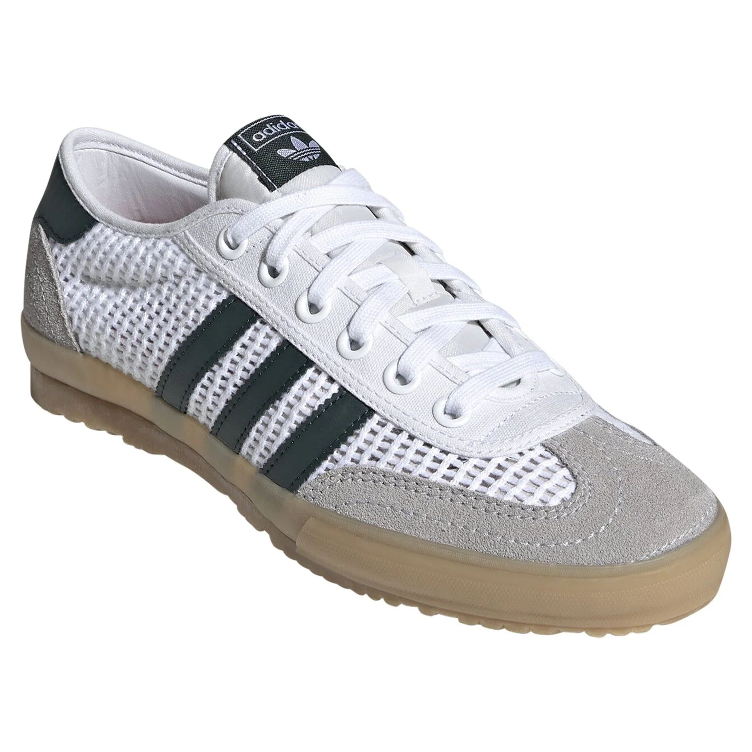 adidas Originals Tischtennis Samstag Trainers - White & Gum - Image 2