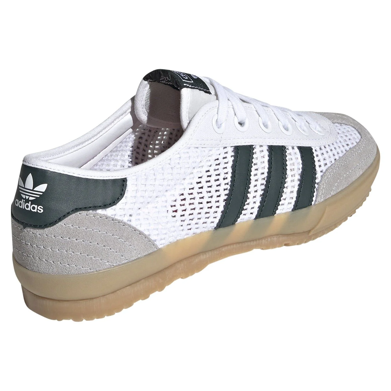 adidas Originals Tischtennis Samstag Trainers - White & Gum - Image 3