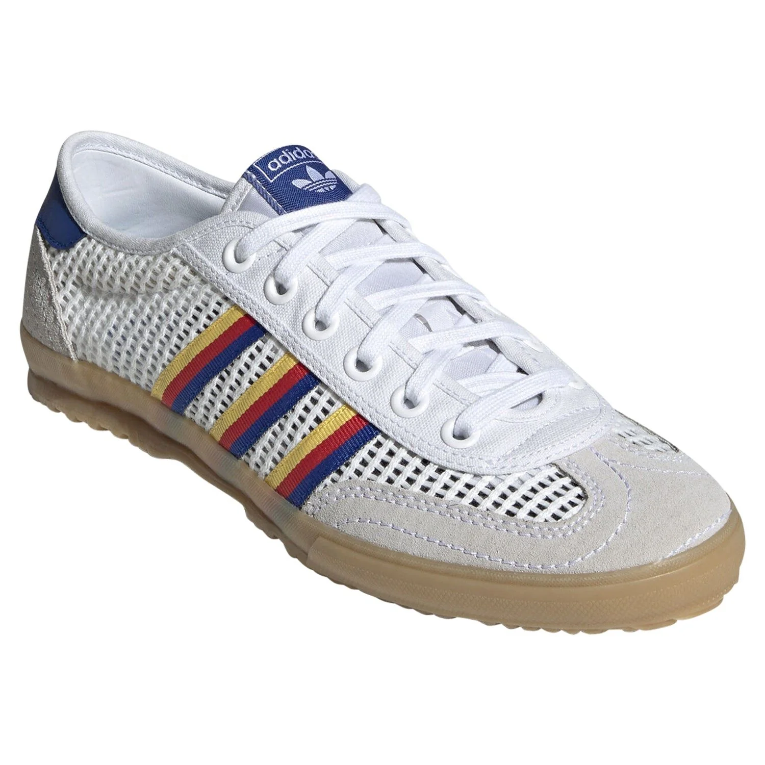 adidas Originals Tischtennis Trainers - White/Red/Yellow - Image 2