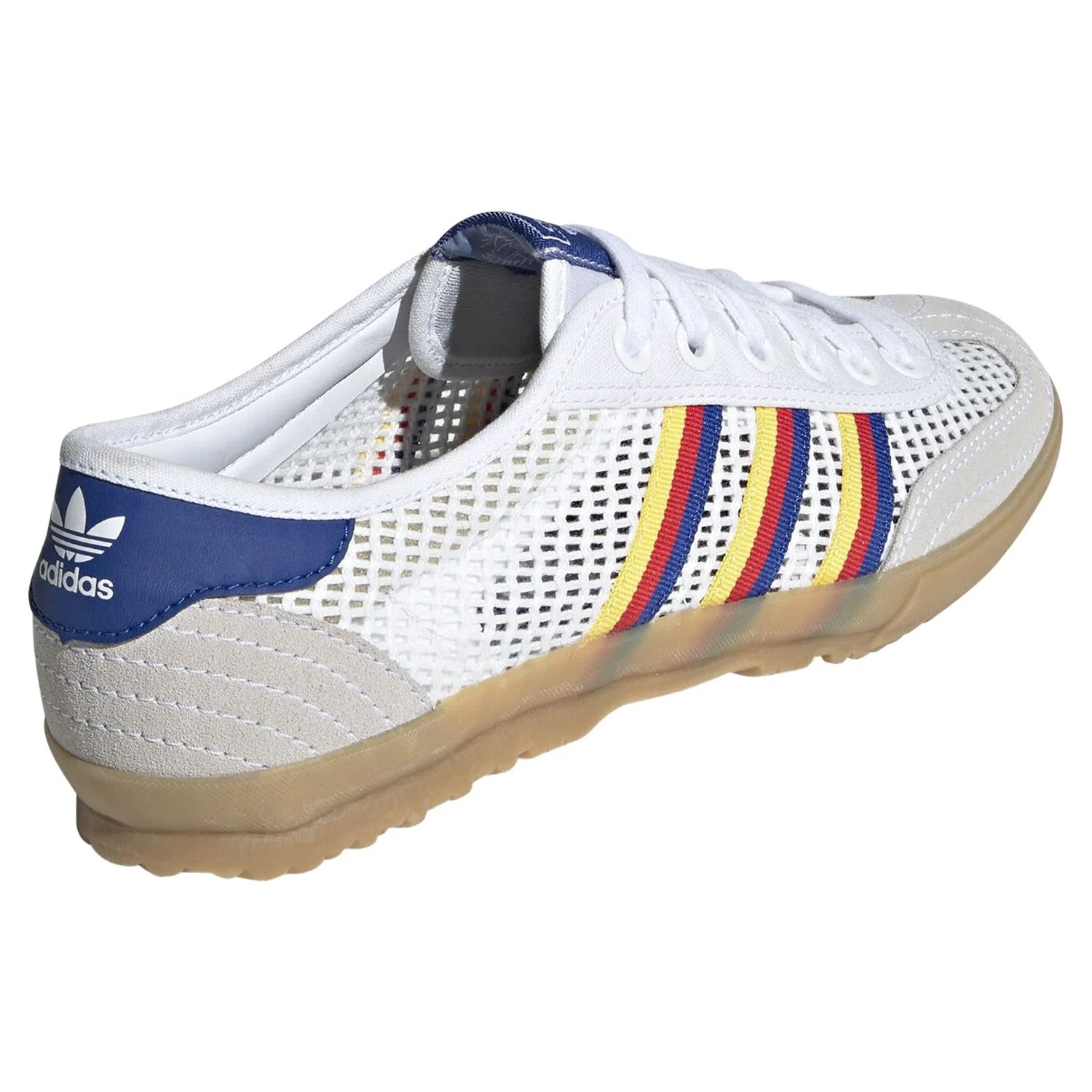adidas Originals Tischtennis Trainers - White/Red/Yellow - Image 3