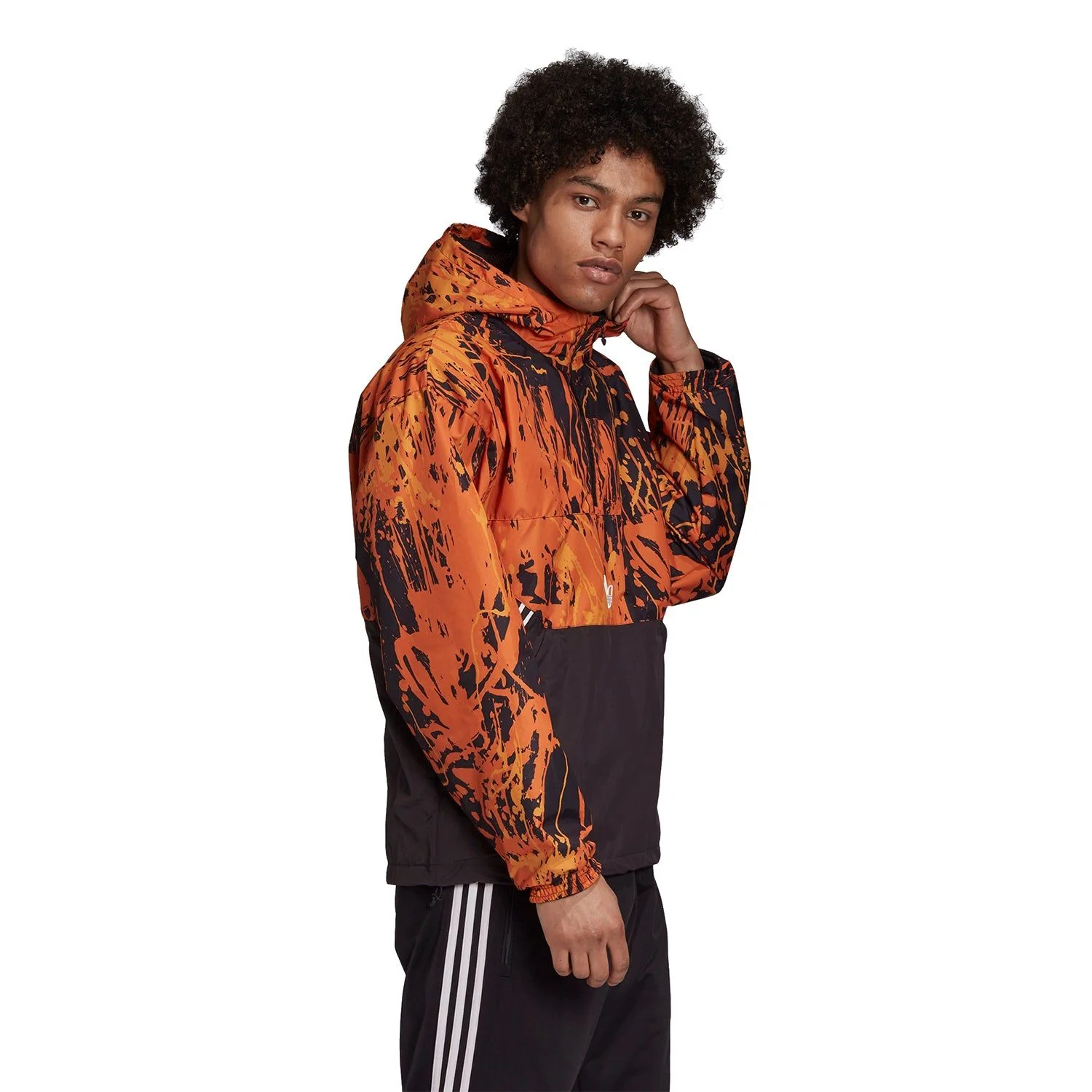 adidas Originals Tolima-02 Reversible Flame Windbreaker - Black - Image 4