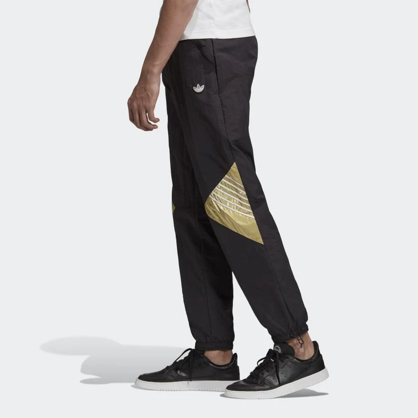adidas Originals Tolima-02 Track Pants - Black / Gold - Image 3