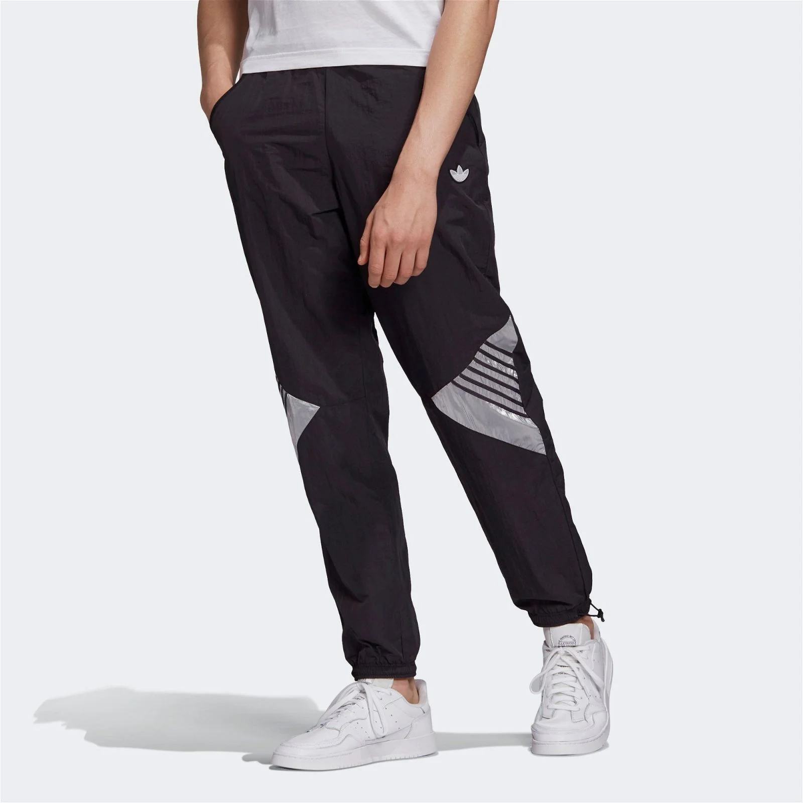 adidas Originals Tolima-02 Tracksuit Bottoms - Black / Silver - Image 3