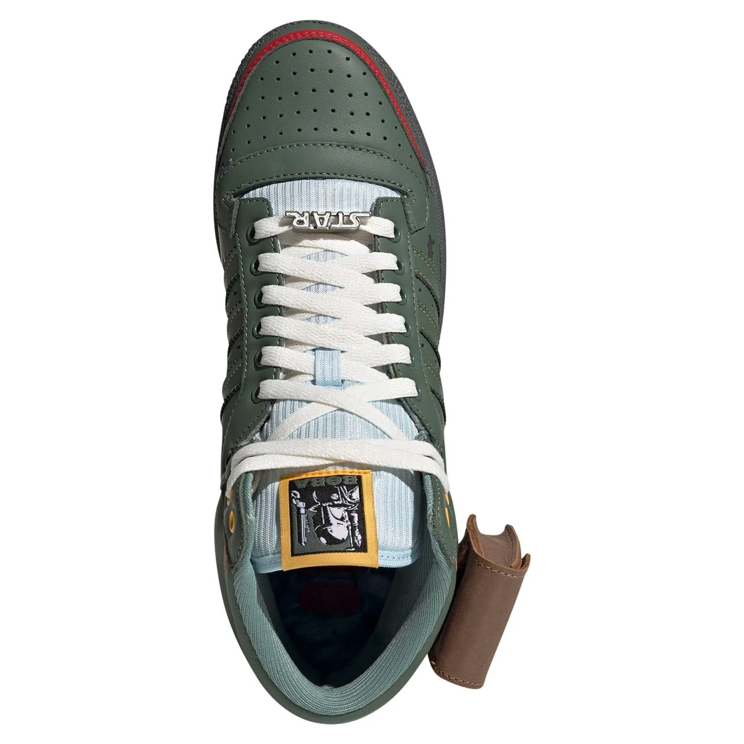 adidas Originals Top Ten Hi Star Wars Boba Fett Shoes - Green - Image 4