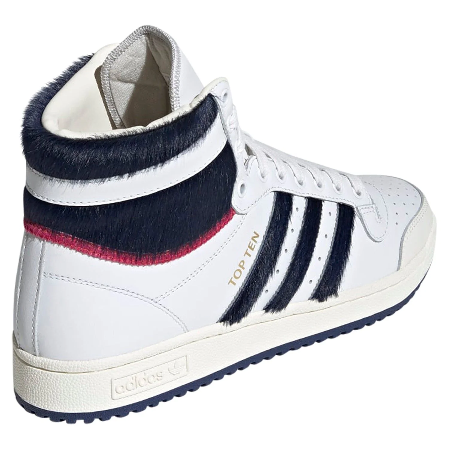adidas Originals Top Ten Trainers - White & Faux - Image 2