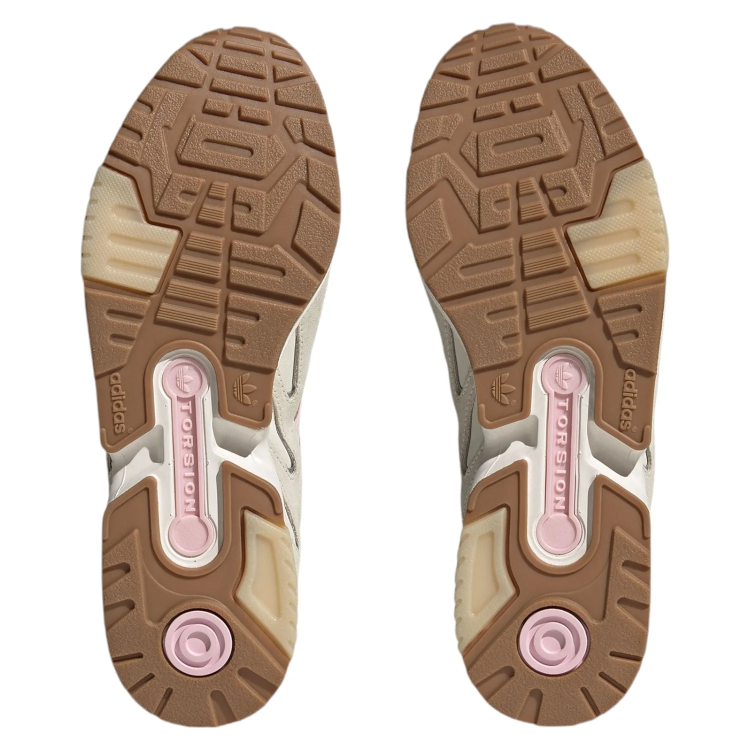 adidas Originals Torsion Super Shoes - Cream White / Pink - Image 6