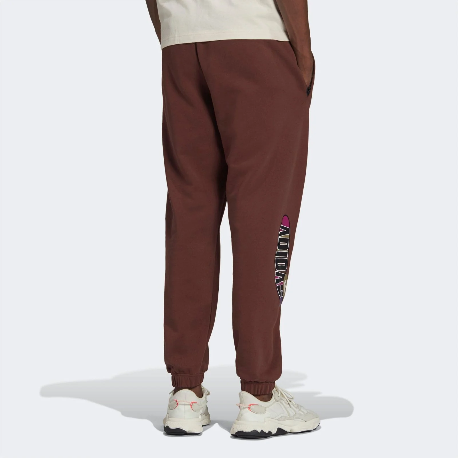 adidas Originals Trefoil A33 Joggers - Brown Auburn - Image 4