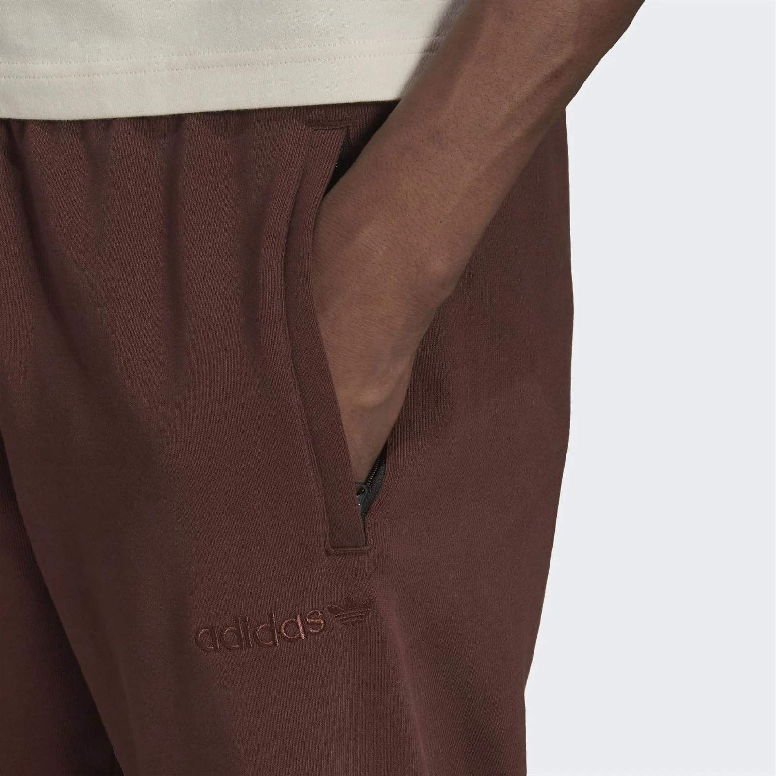 adidas Originals Trefoil A33 Joggers - Brown Auburn - Image 6