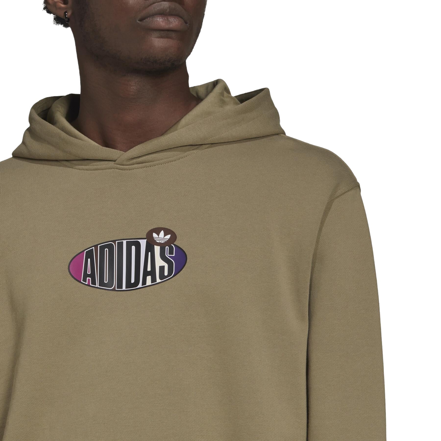 adidas Originals Trefoil Area 33 Hoodie - Orbit Green - Image 4