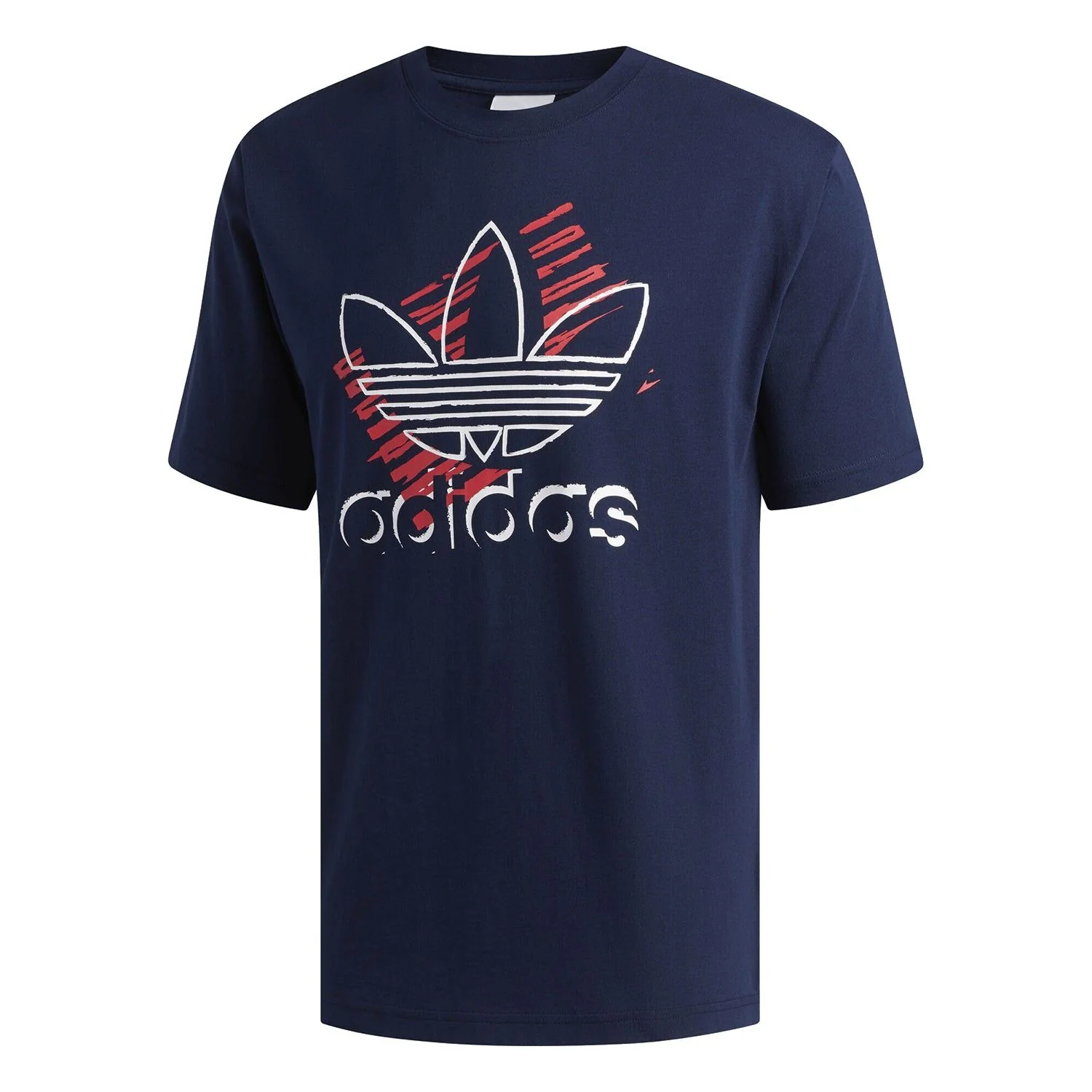 adidas Originals Trefoil Art T-Shirt - Navy