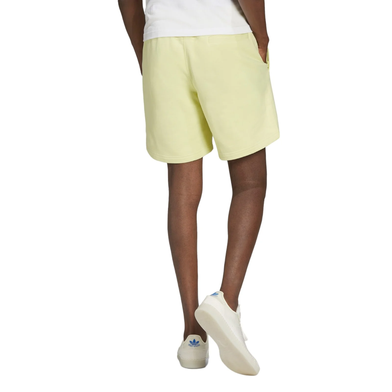 adidas Originals Trefoil Contempo Fleece Shorts - Yellow - Image 3