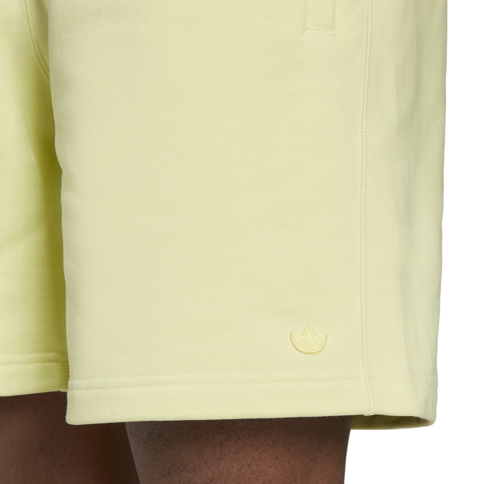 adidas Originals Trefoil Contempo Fleece Shorts - Yellow - Image 4