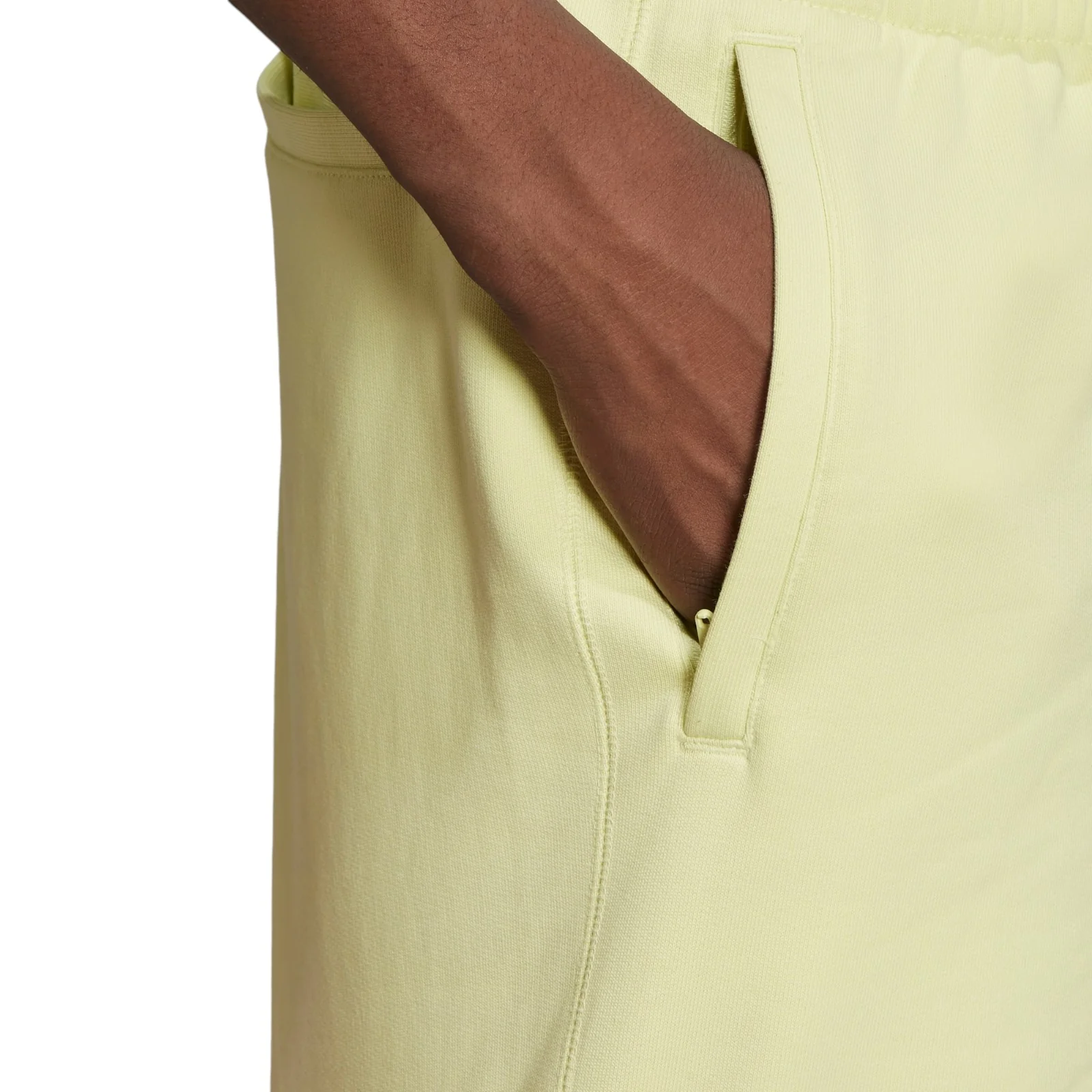 adidas Originals Trefoil Contempo Fleece Shorts - Yellow - Image 5