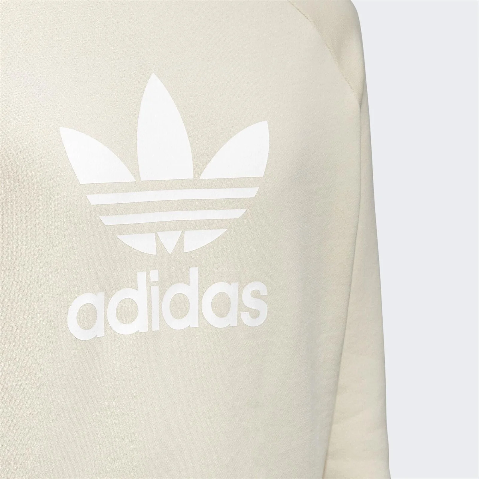 adidas Originals Trefoil Crewneck Sweatshirt - Beige - Image 3
