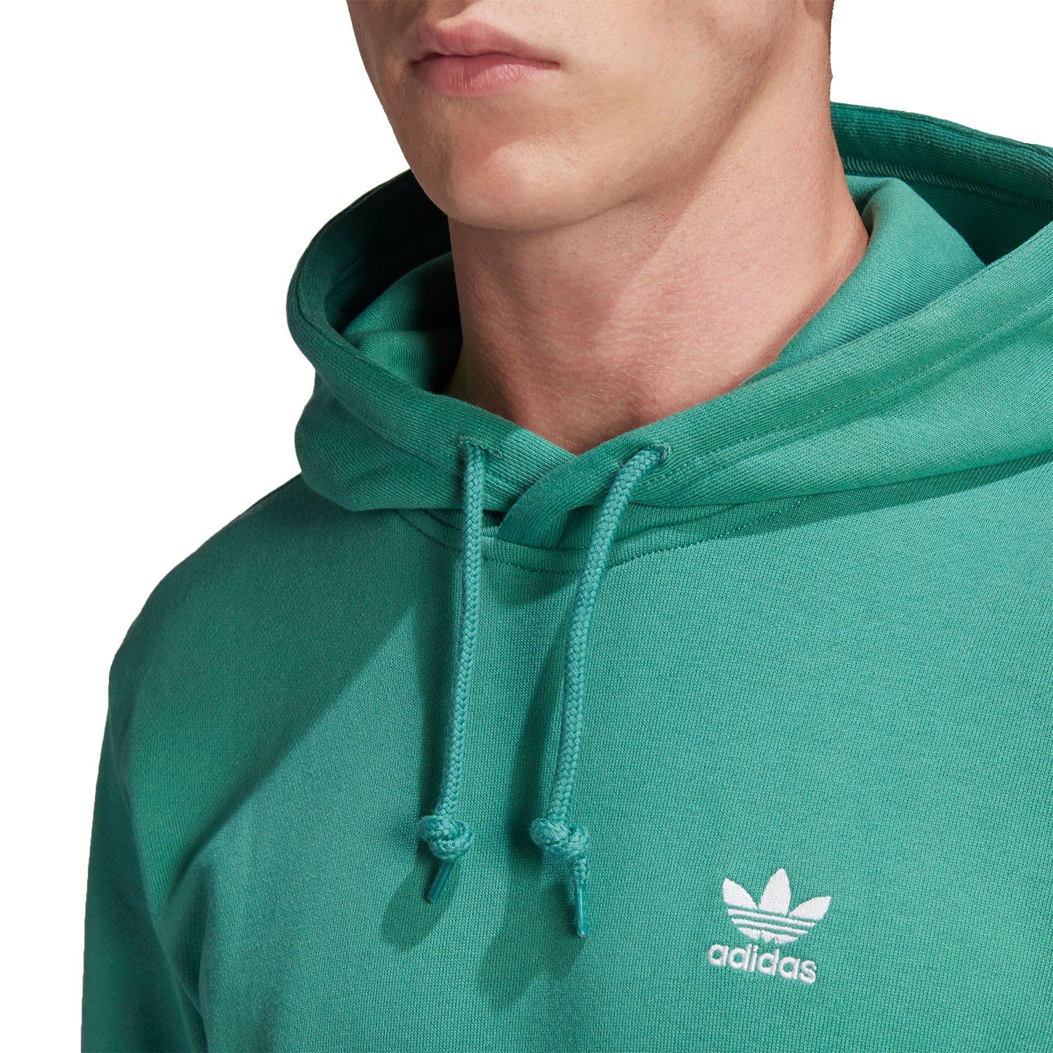 adidas Originals Trefoil Essentials Hoodie - Green - Image 4