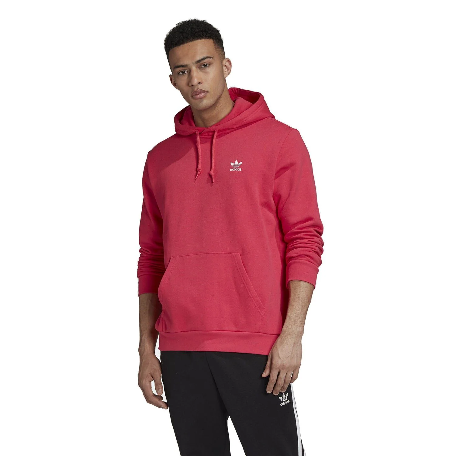 adidas Originals Trefoil Essentials Hoodie - Pink - Image 3