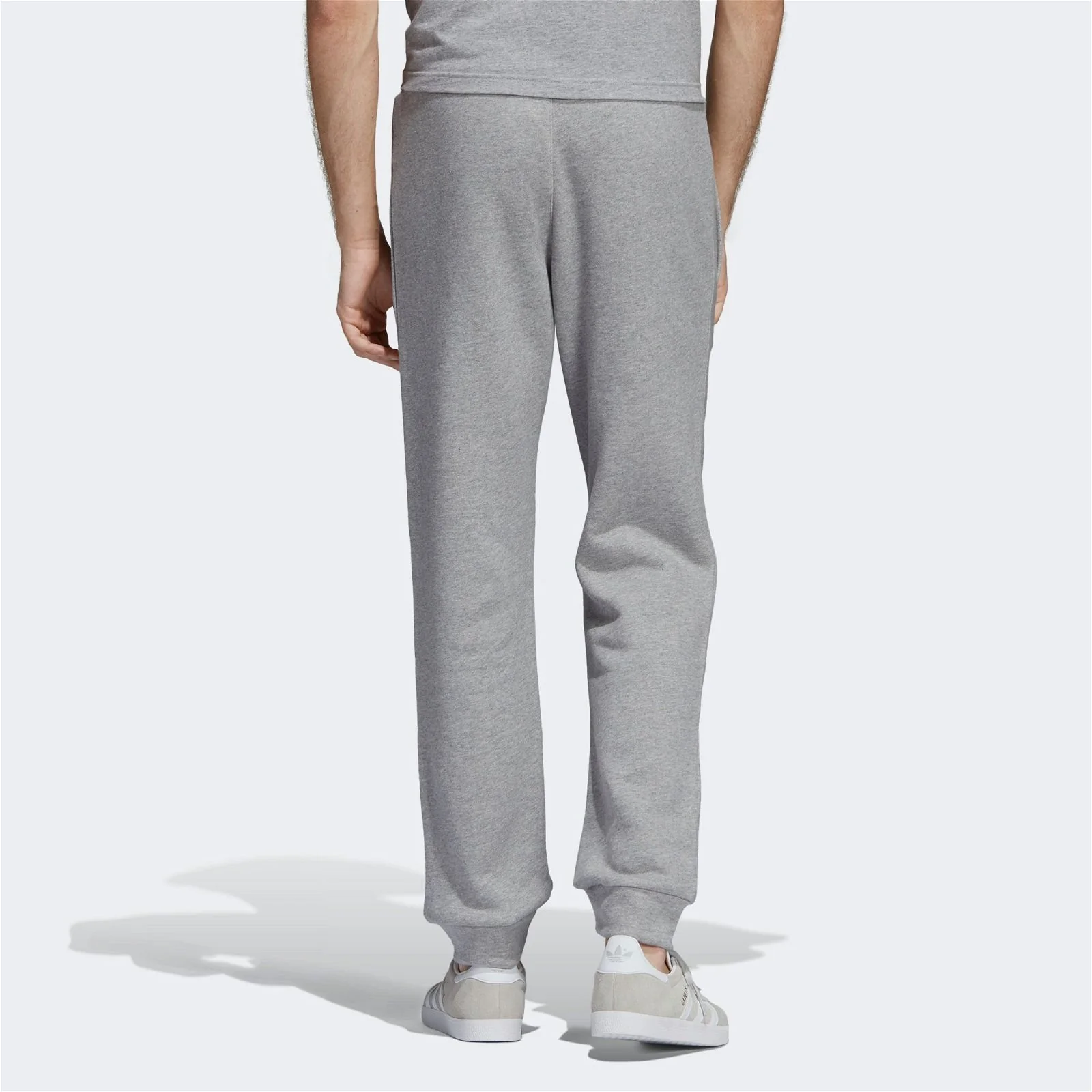 adidas Originals Trefoil Essentials Joggers - Medium Grey Heather - Image 4