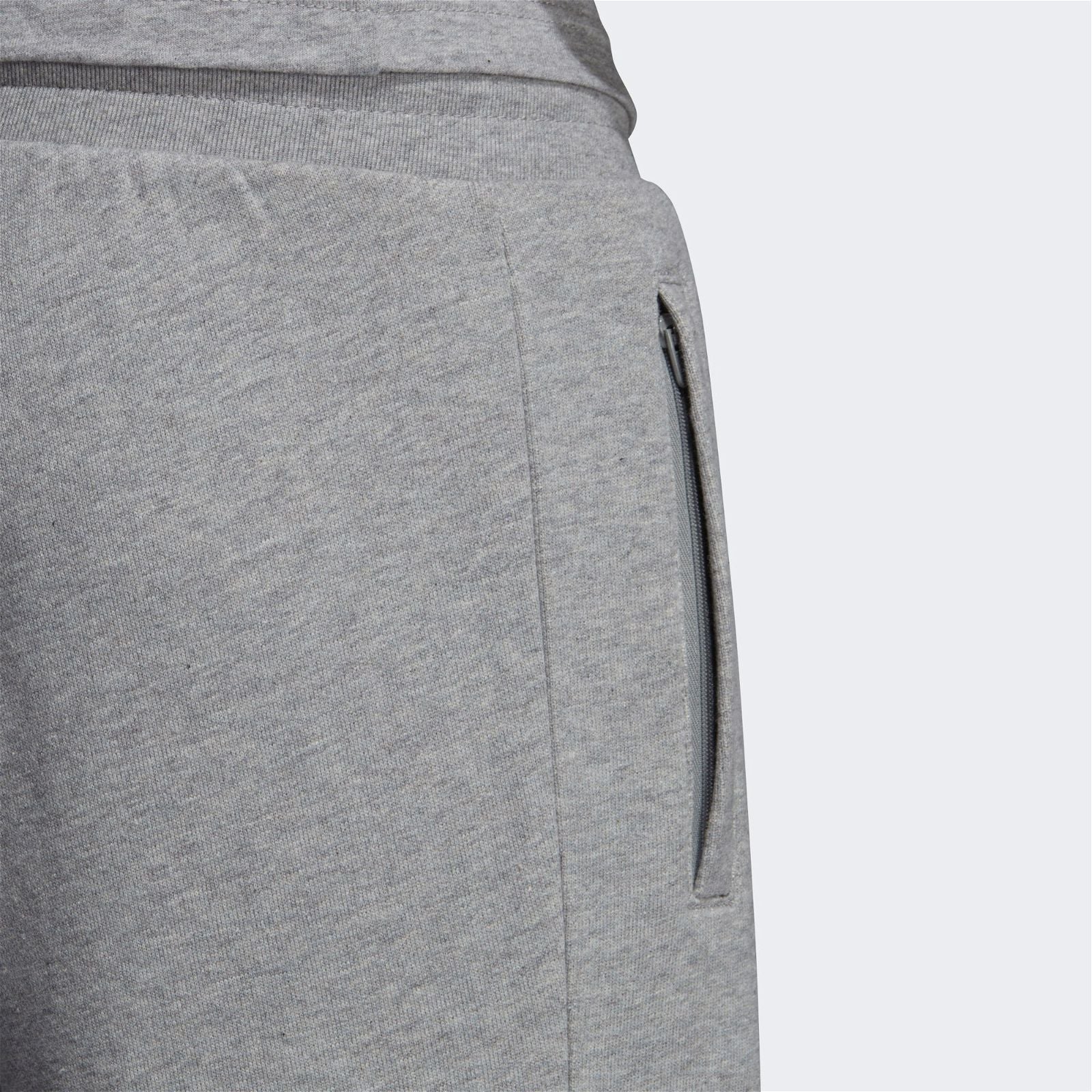 adidas Originals Trefoil Essentials Joggers - Medium Grey Heather - Image 6