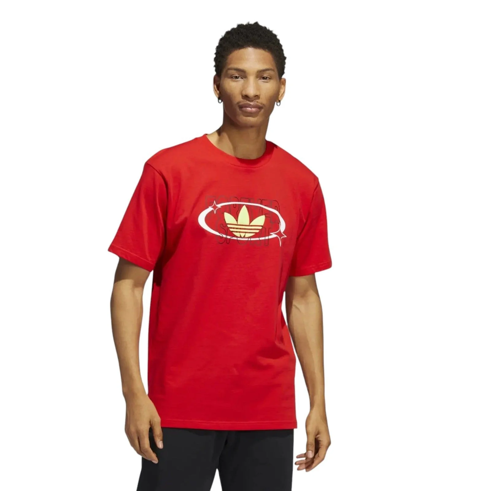 adidas Originals Trefoil Forever Tee - Red - Image 3