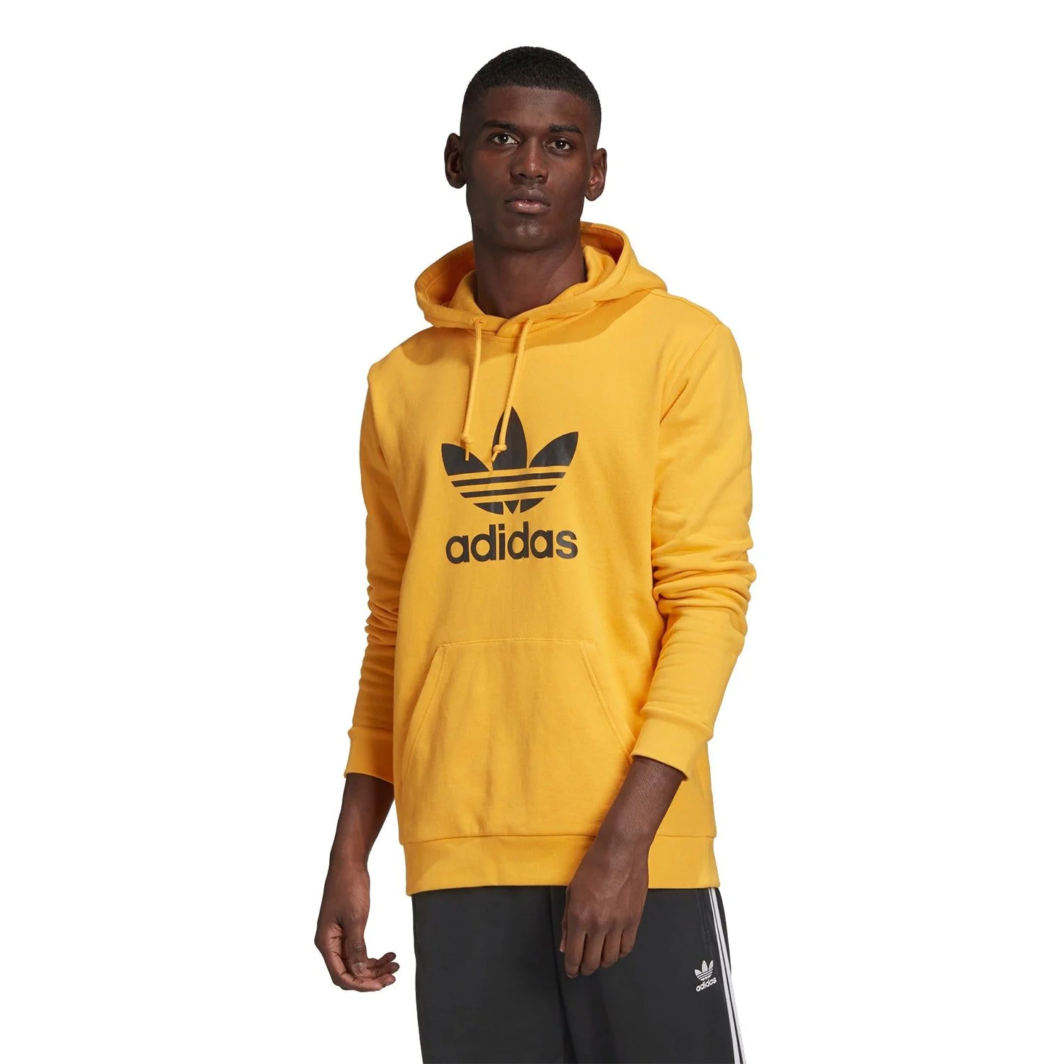 adidas Originals Trefoil Hoodie - Gold - Image 3