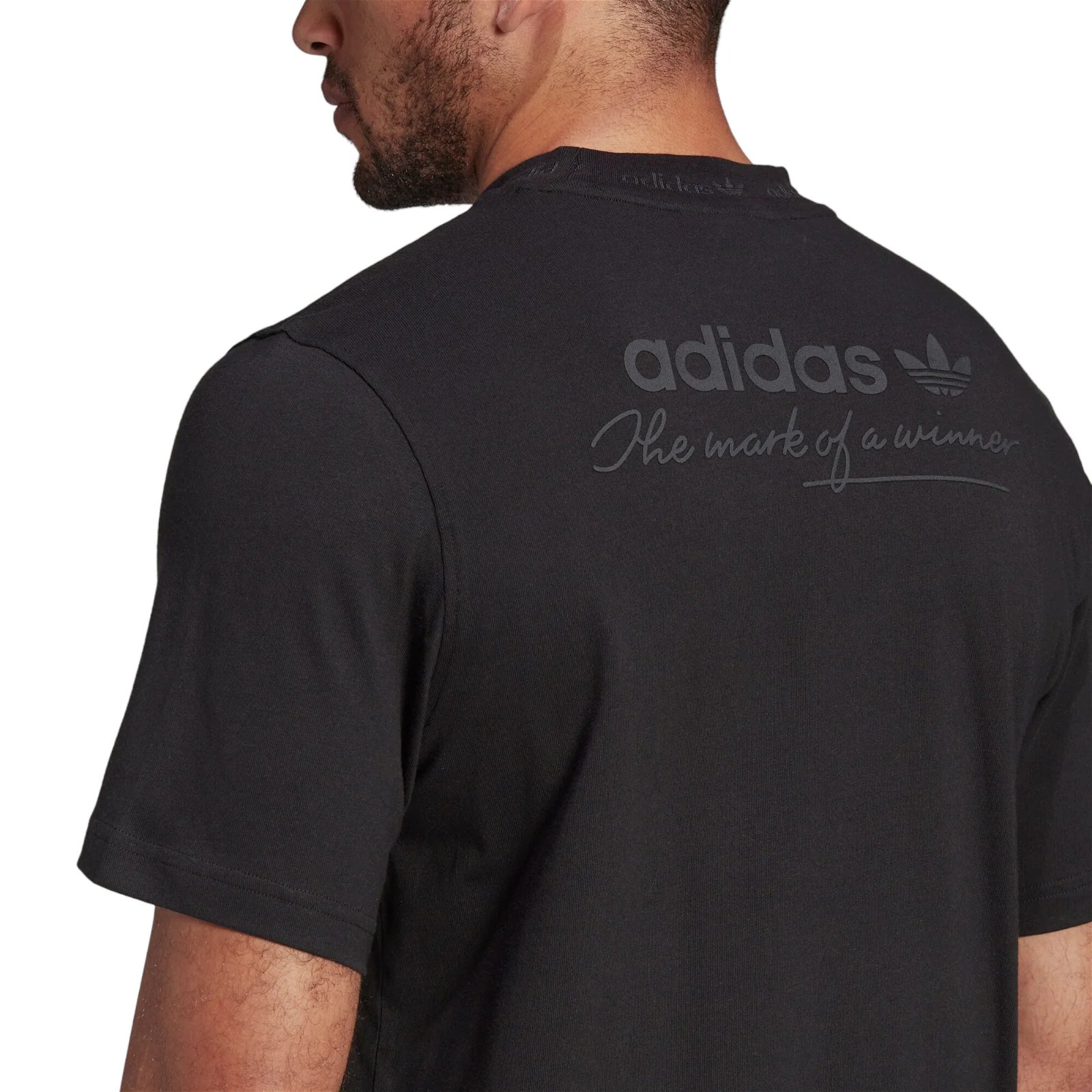 adidas Originals Trefoil Linear Tee - Black - Image 2