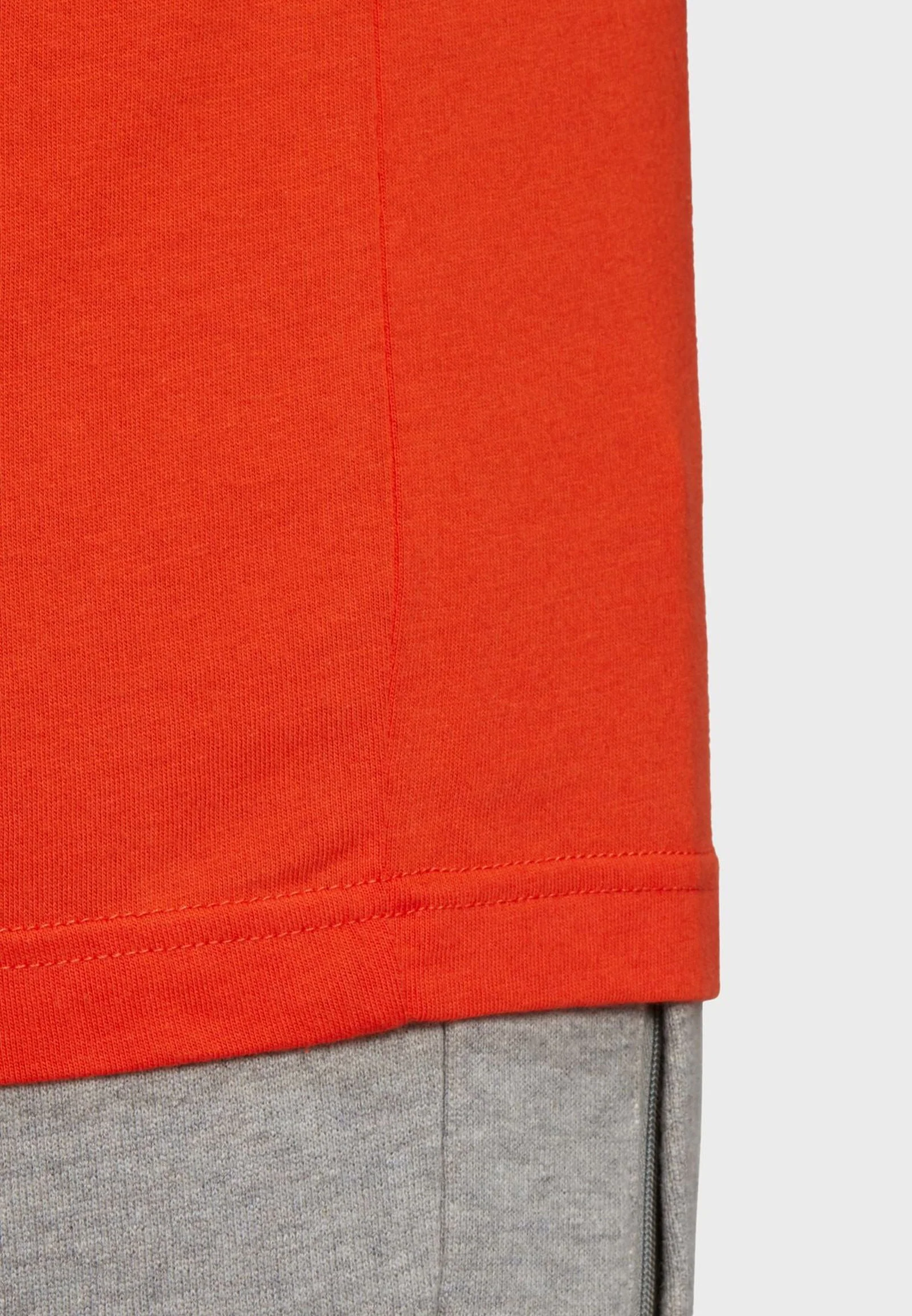 adidas Originals Trefoil Logo Outline T-Shirt - Orange - Image 7