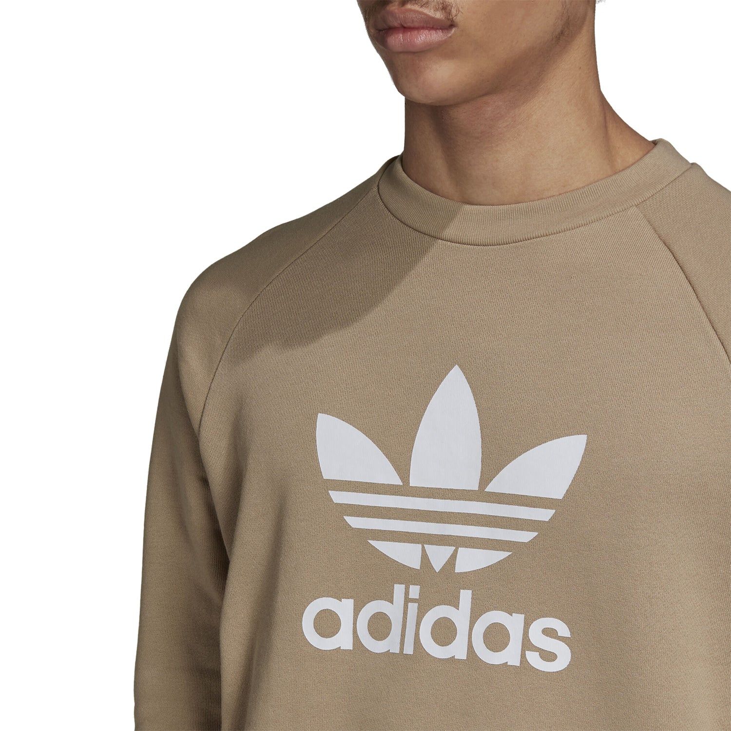 adidas Originals Trefoil Sweatshirt - Beige - Image 4