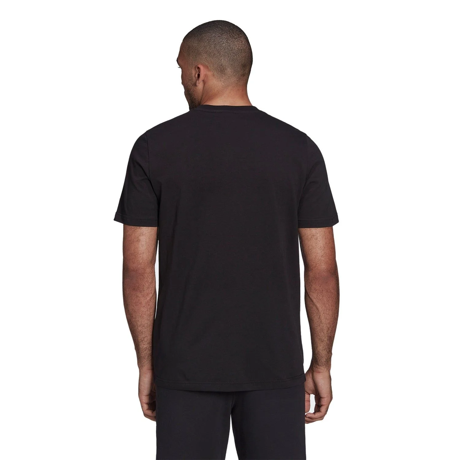 adidas Originals Trefoil T-Shirt Glossy Print - Black - Image 3