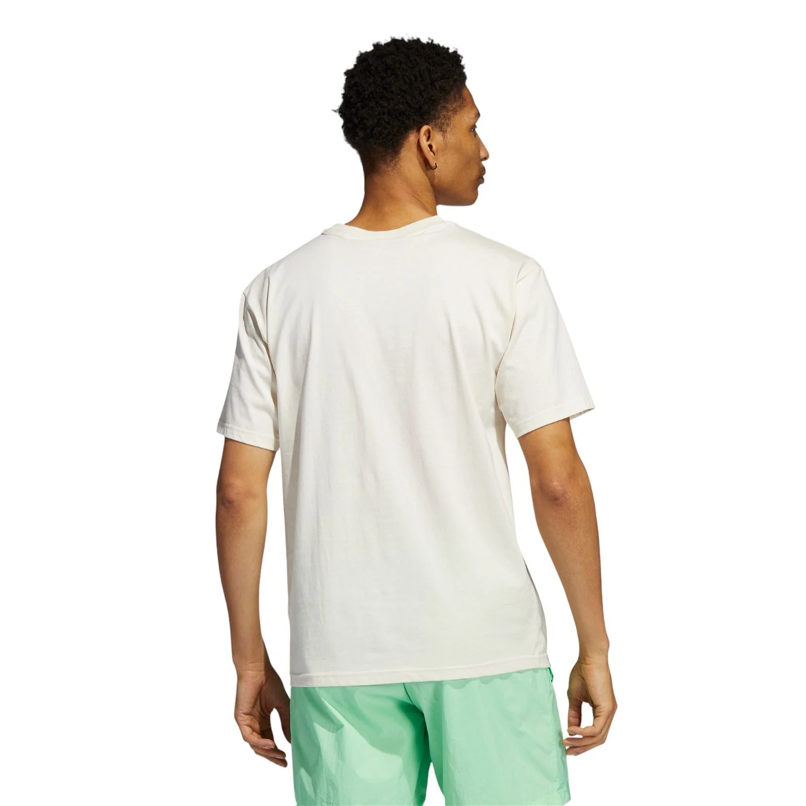 adidas Originals Trefoil Tree T-Shirt - Non Dyed White - Image 4
