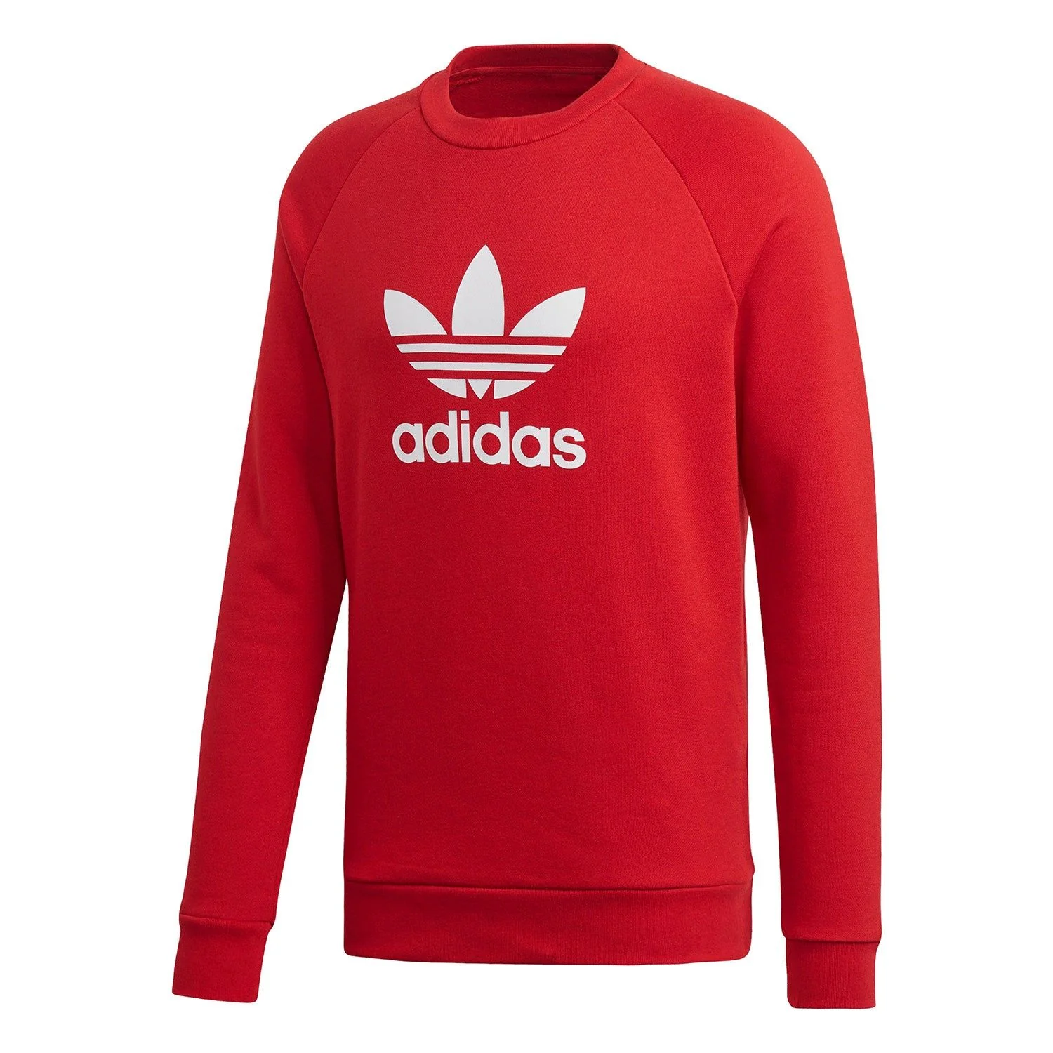 adidas Originals Trefoil Warm-Up Crew Sweatshirt - Red