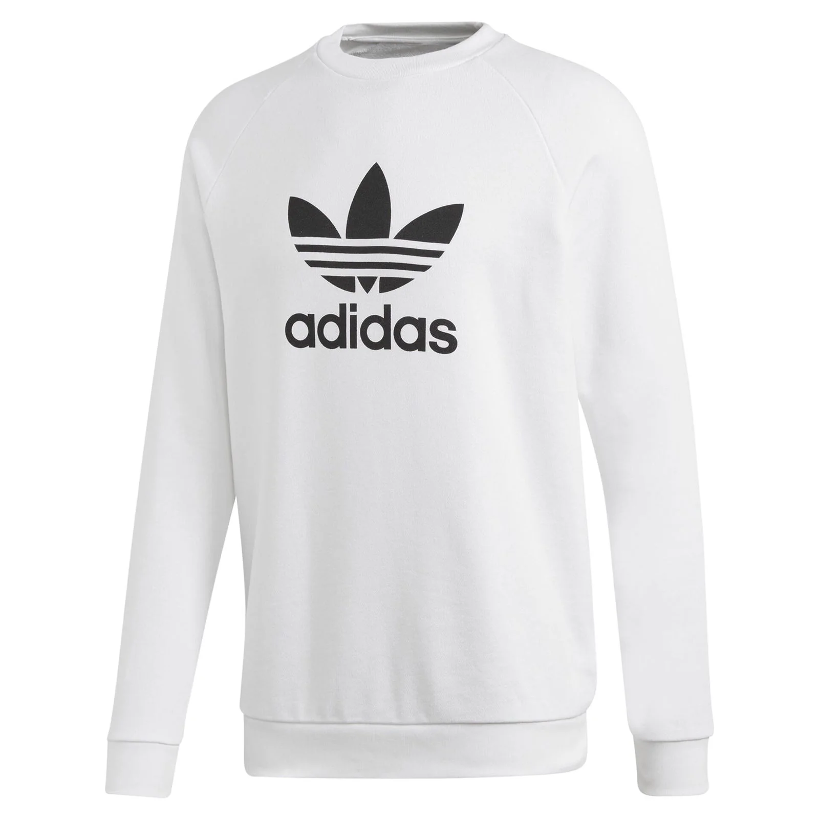 adidas Originals Trefoil Warm-Up Crew Sweatshirt - White