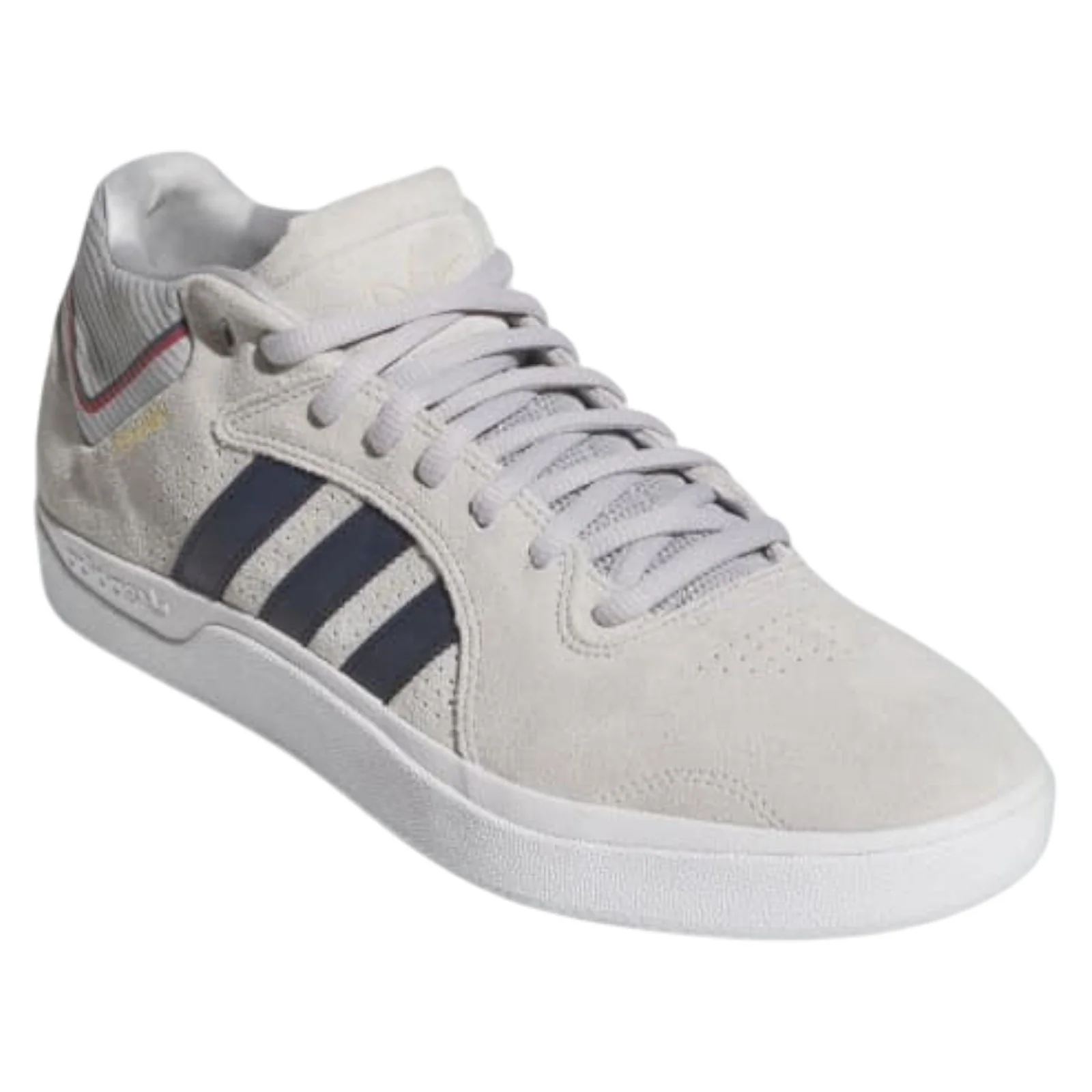 adidas Originals Tyshawn Shoes - Grey / Collegiate Navy - Image 2