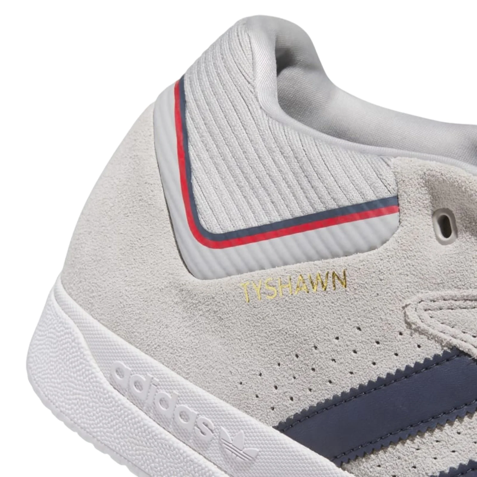adidas Originals Tyshawn Shoes - Grey / Collegiate Navy - Image 4