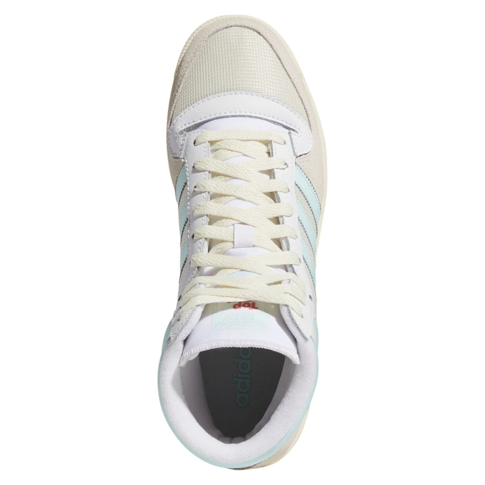 adidas Originals Unisec Top Ten RB Shoes - Cream White / Almost Blue - Image 6