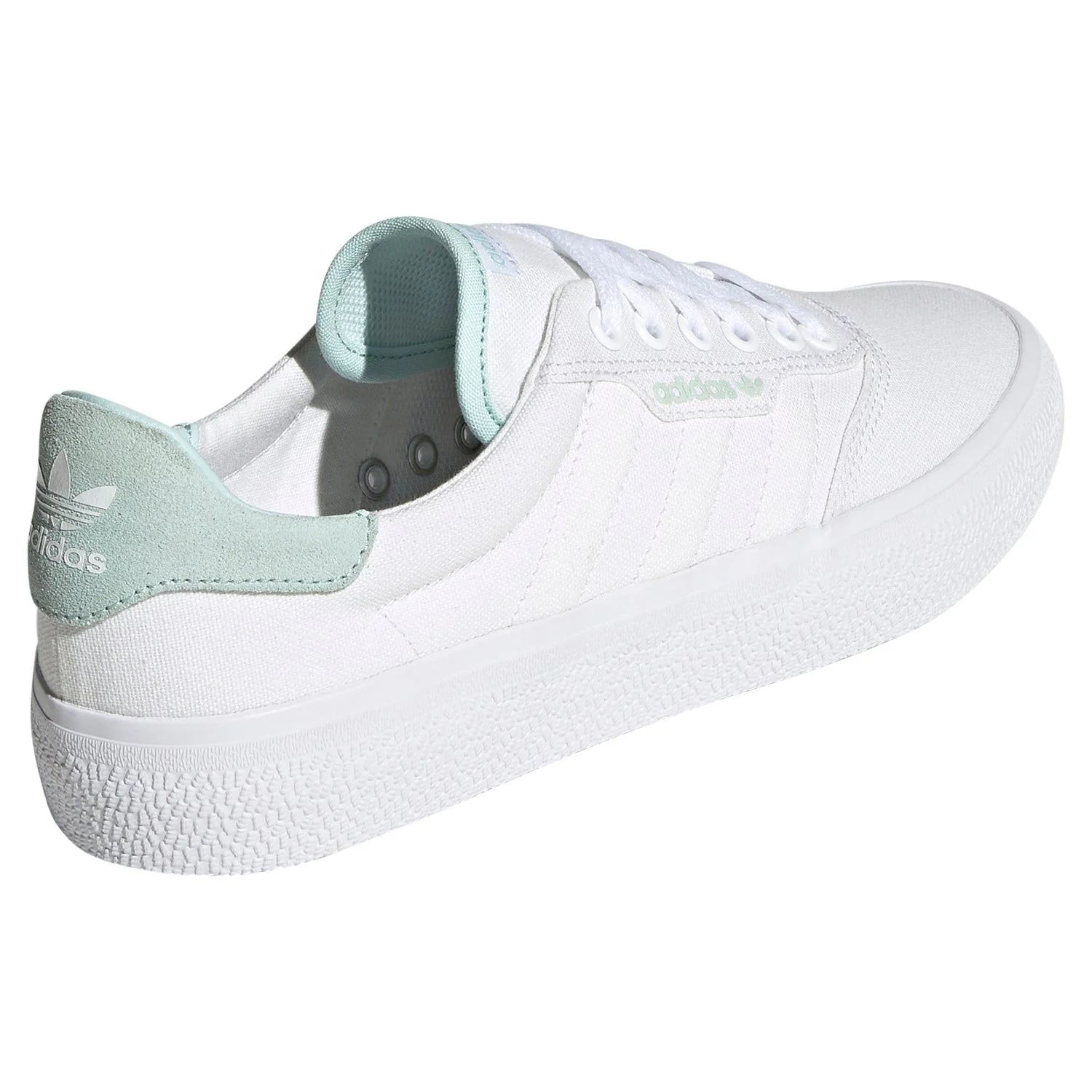adidas Originals Unisex 3MC Skateboarding Shoes - White/Halo Mint - Image 3