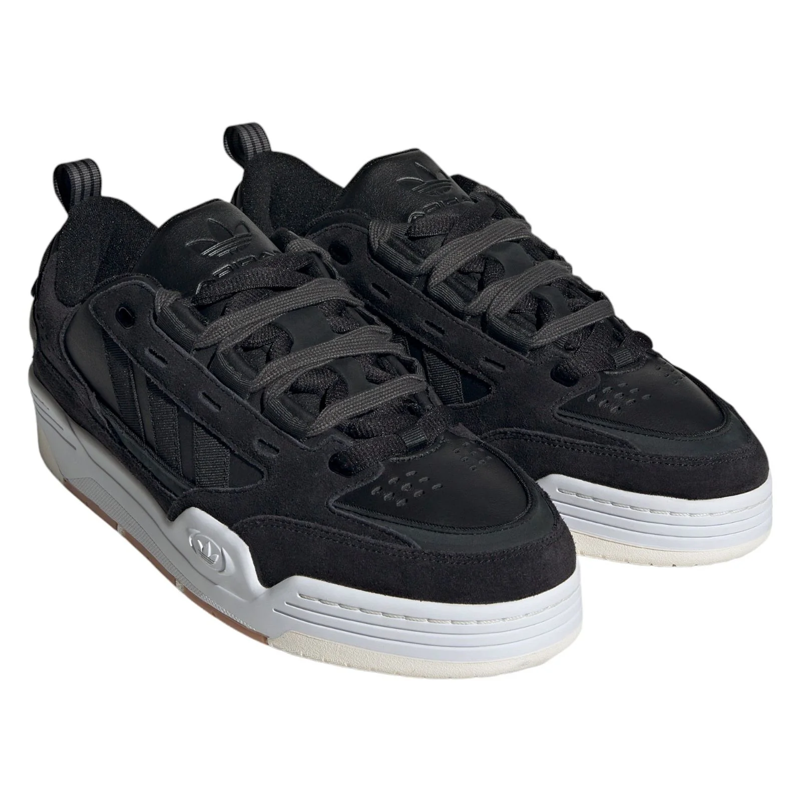 adidas Originals Unisex ADI2000 Retro Shoes - Core Black / Cloud White - Image 4