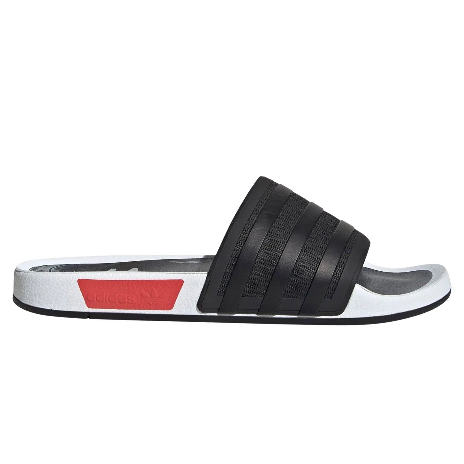 adidas Originals Unisex Adilette Premium NMD_R1 Slides - Black