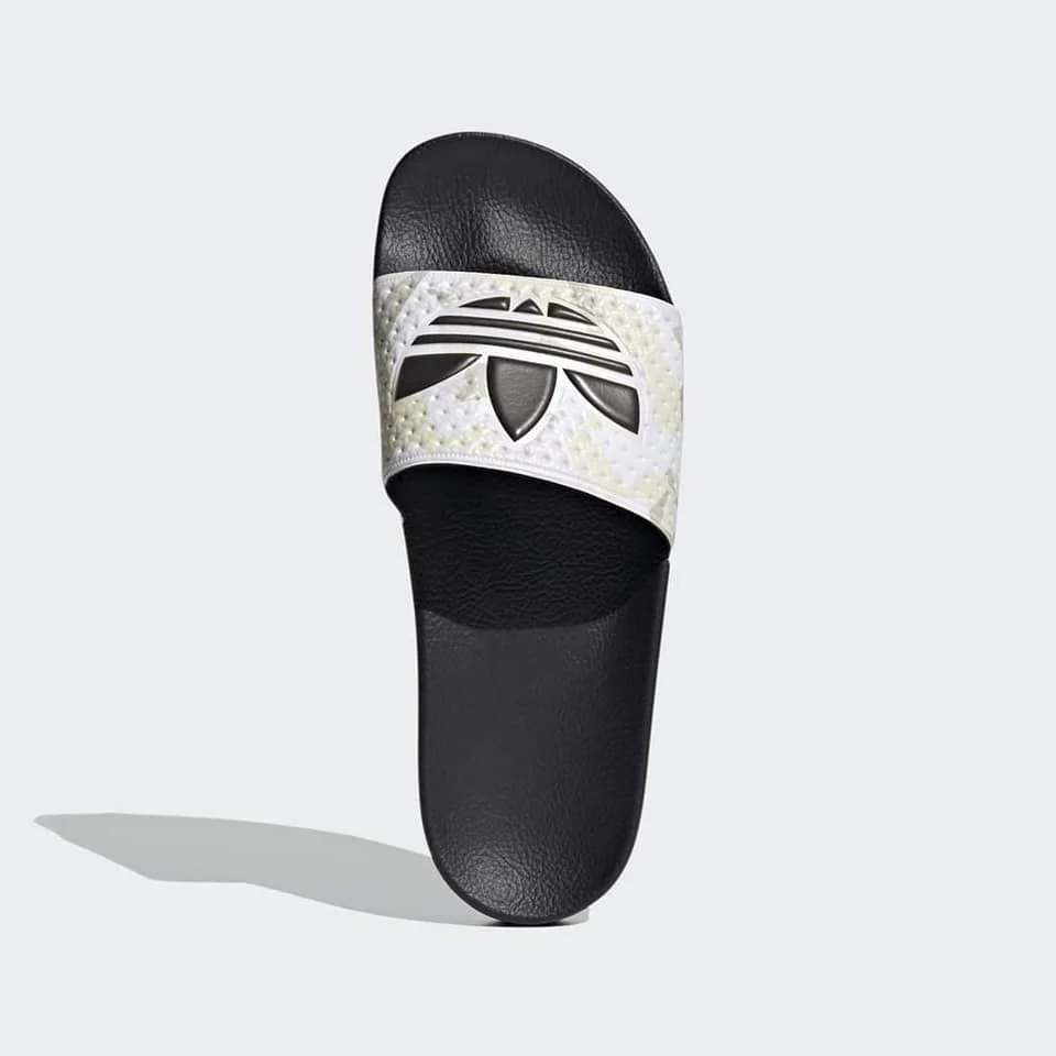 adidas Originals Unisex Adilette Slides Camo Print - Black - Image 4
