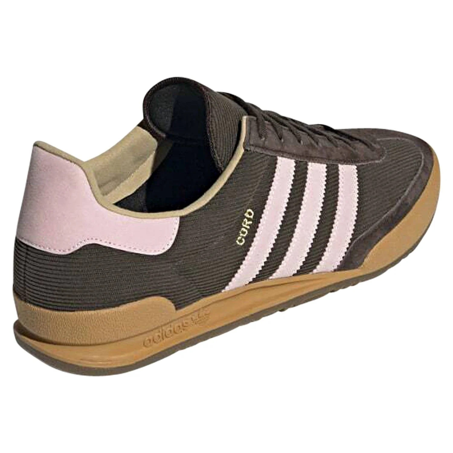 adidas Originals Unisex Cord Trainers - Brown / Pink - Image 3