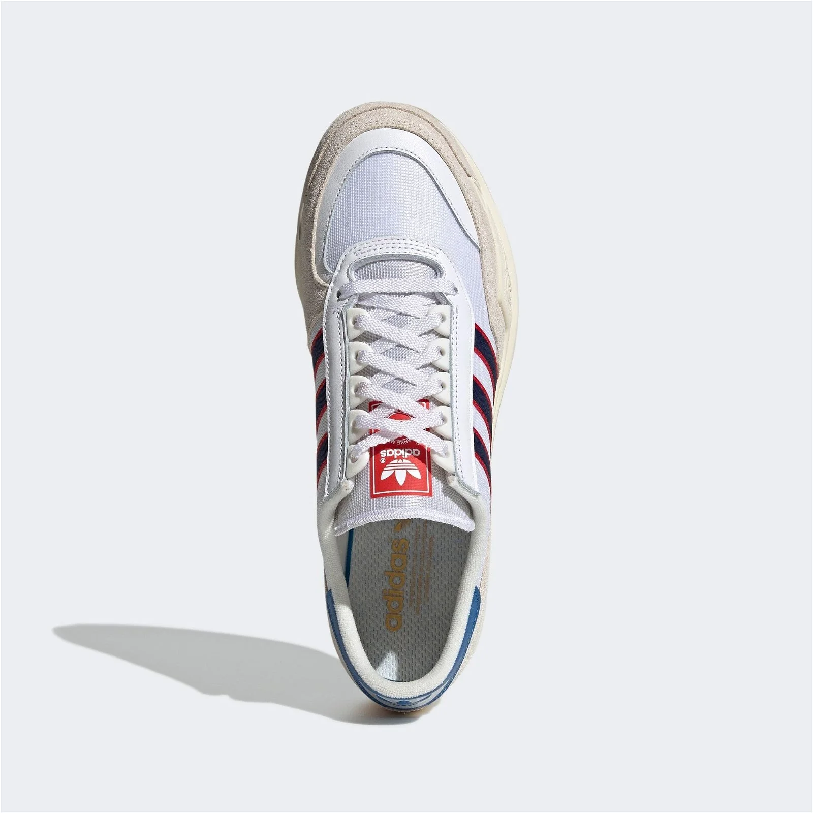 adidas Originals Unisex CT86 Shoes - Cloud White / Dark Blue / Vivid Red - Image 5