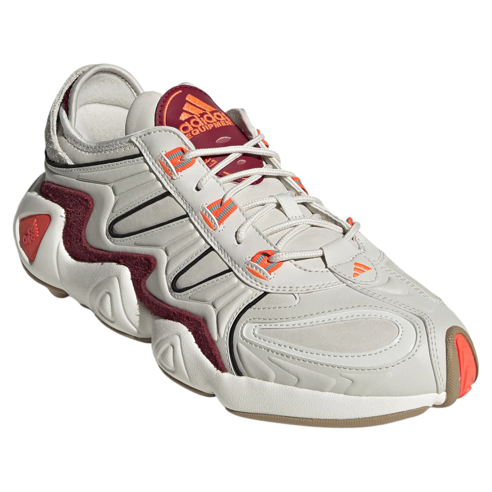 adidas Originals Unisex FYW S-97 Trainers - White / Solar Red - Image 2