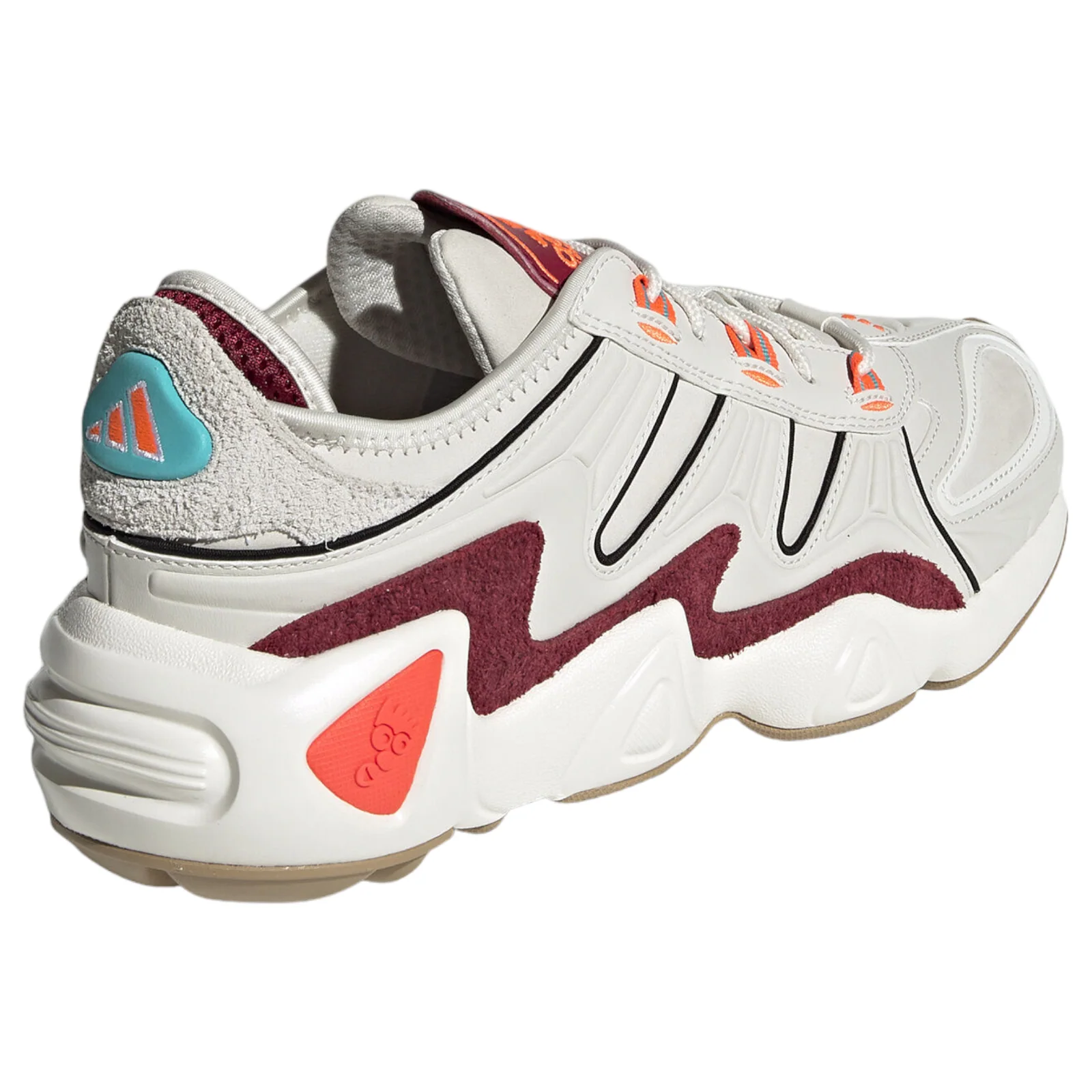 adidas Originals Unisex FYW S-97 Trainers - White / Solar Red - Image 3