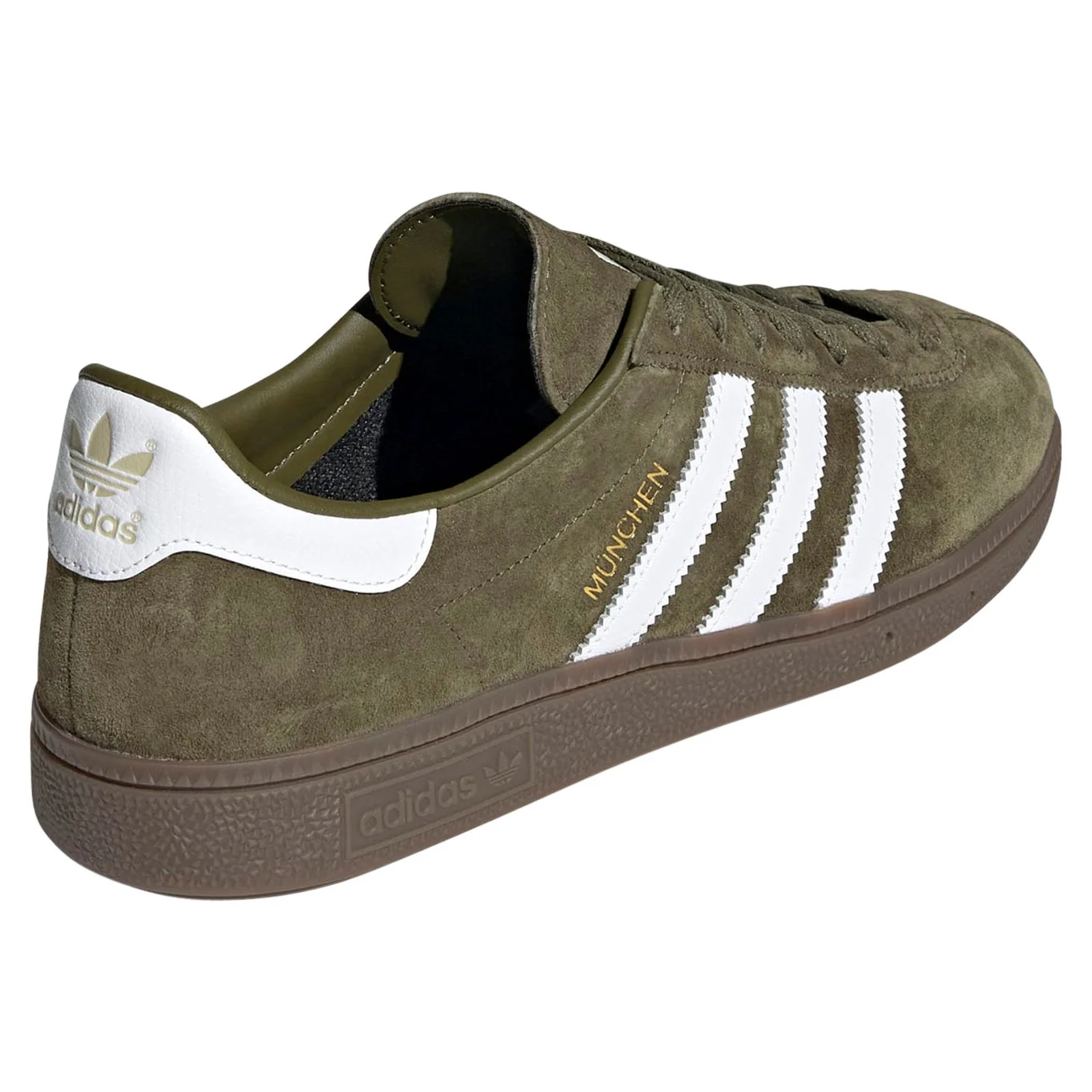 adidas Originals Unisex Munchen Shoes - Green - Image 3
