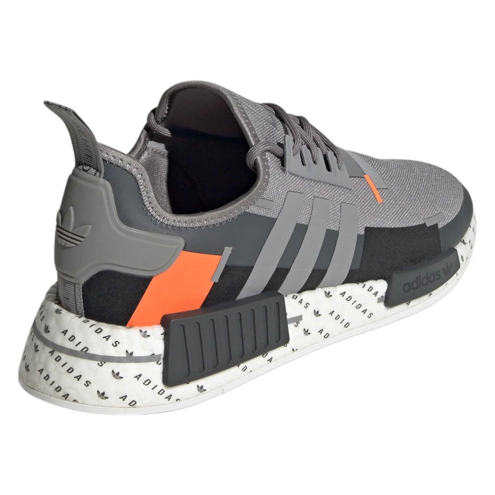 adidas Originals Unisex NMD_R1 Trainers - Grey Three / Solar Orange - Image 3