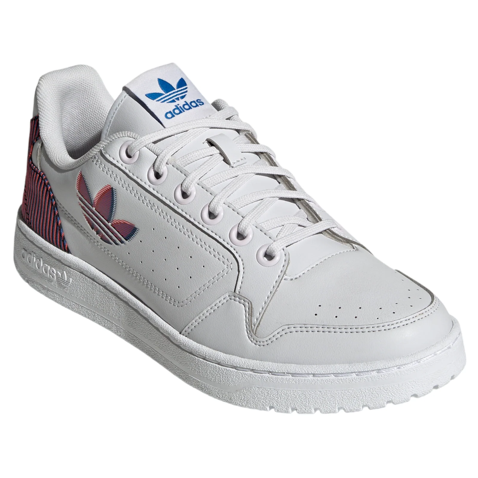 adidas Originals Unisex NY 90 Shoes - Dash Grey / Solar Red - Image 2