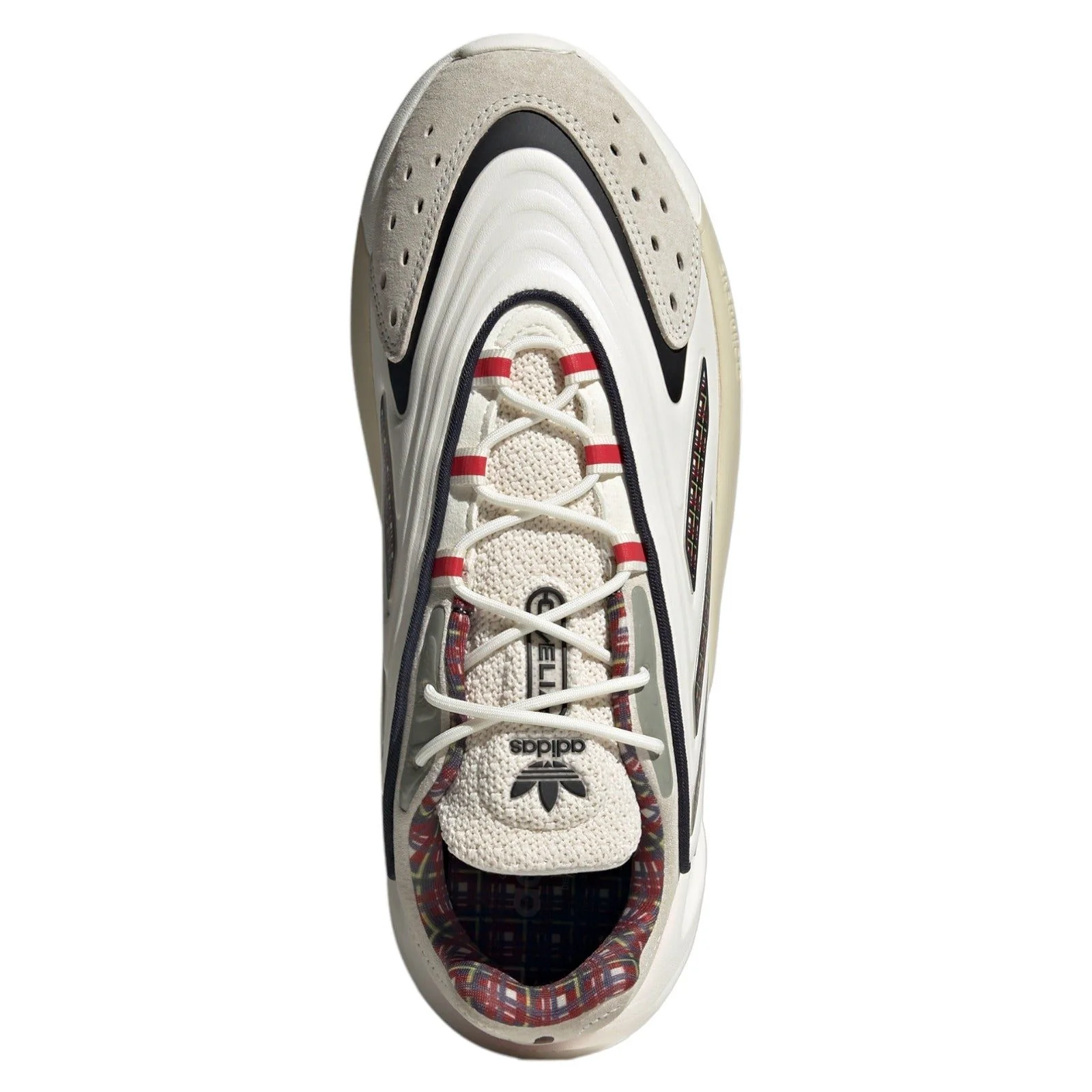 adidas Originals Unisex Ozelia Trainers - White / Vivid Red - Image 4