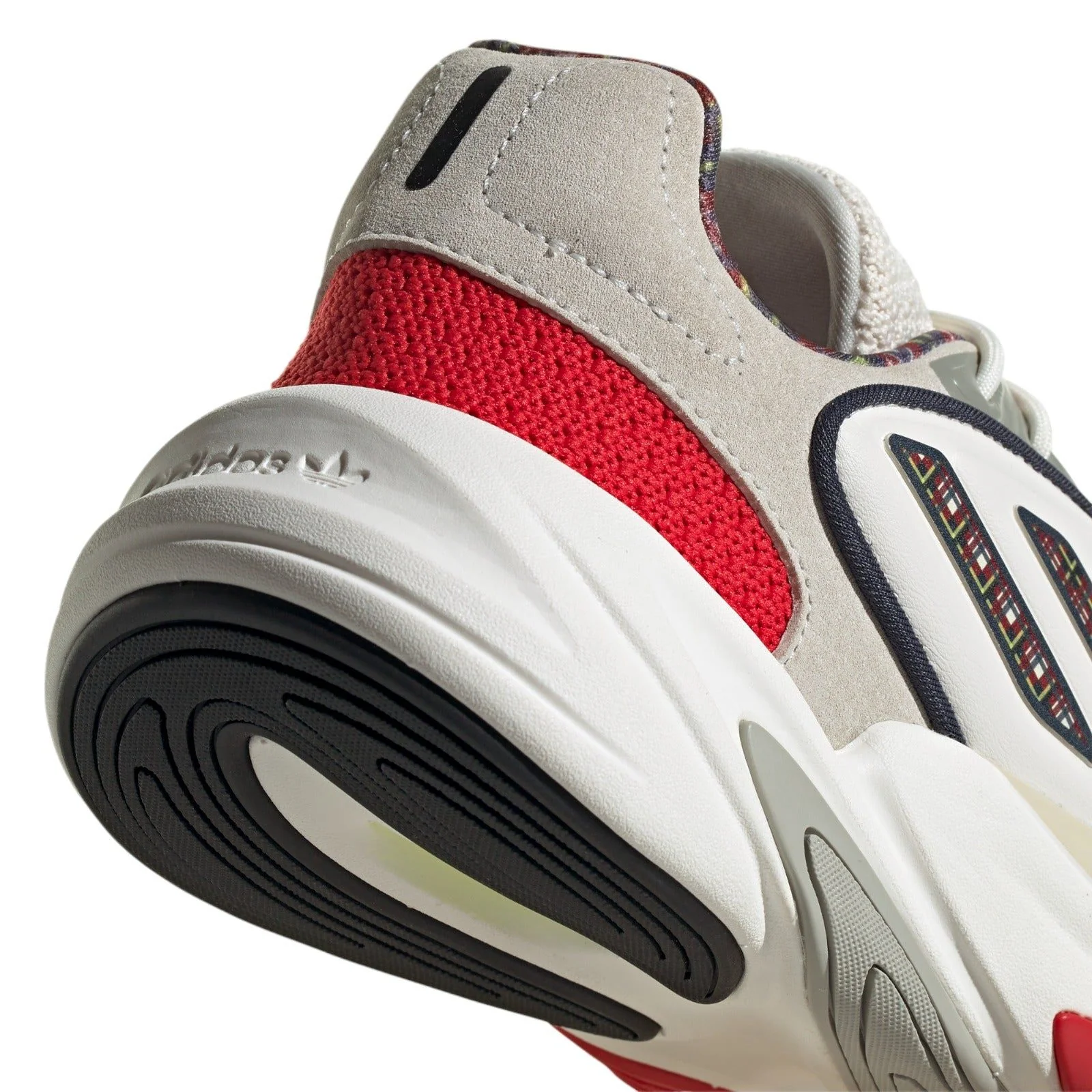 adidas Originals Unisex Ozelia Trainers - White / Vivid Red - Image 7