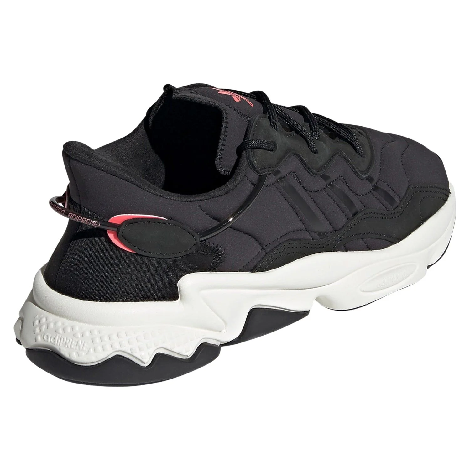 adidas Originals Unisex Ozweego Shoes - Core Black/Signal Pink - Image 3